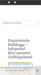 Mobile Screenshot of franzoesischebulldogge.net