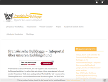 Tablet Screenshot of franzoesischebulldogge.net