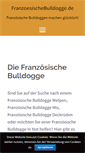 Mobile Screenshot of franzoesischebulldogge.de